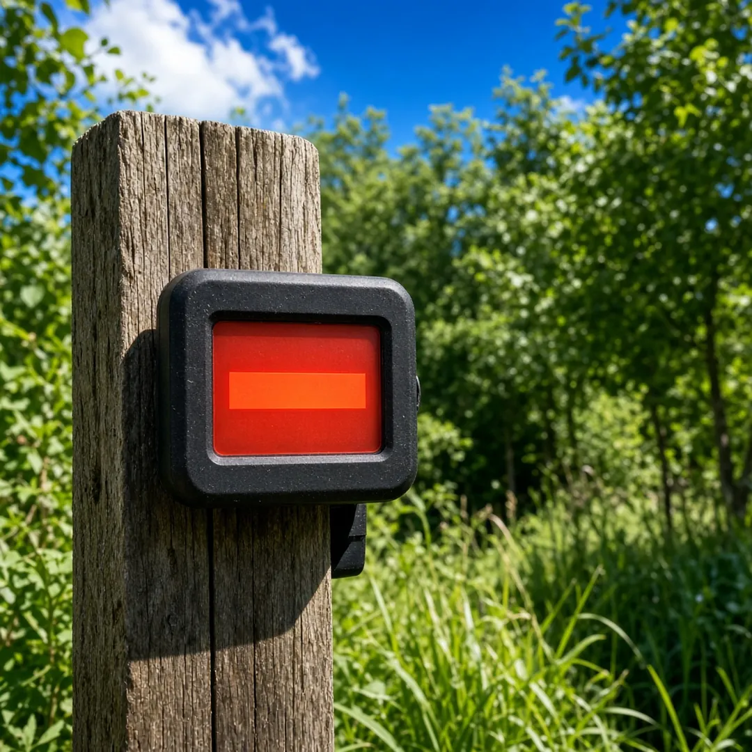Thermometer illustrating temperature effects on decomposition timeline